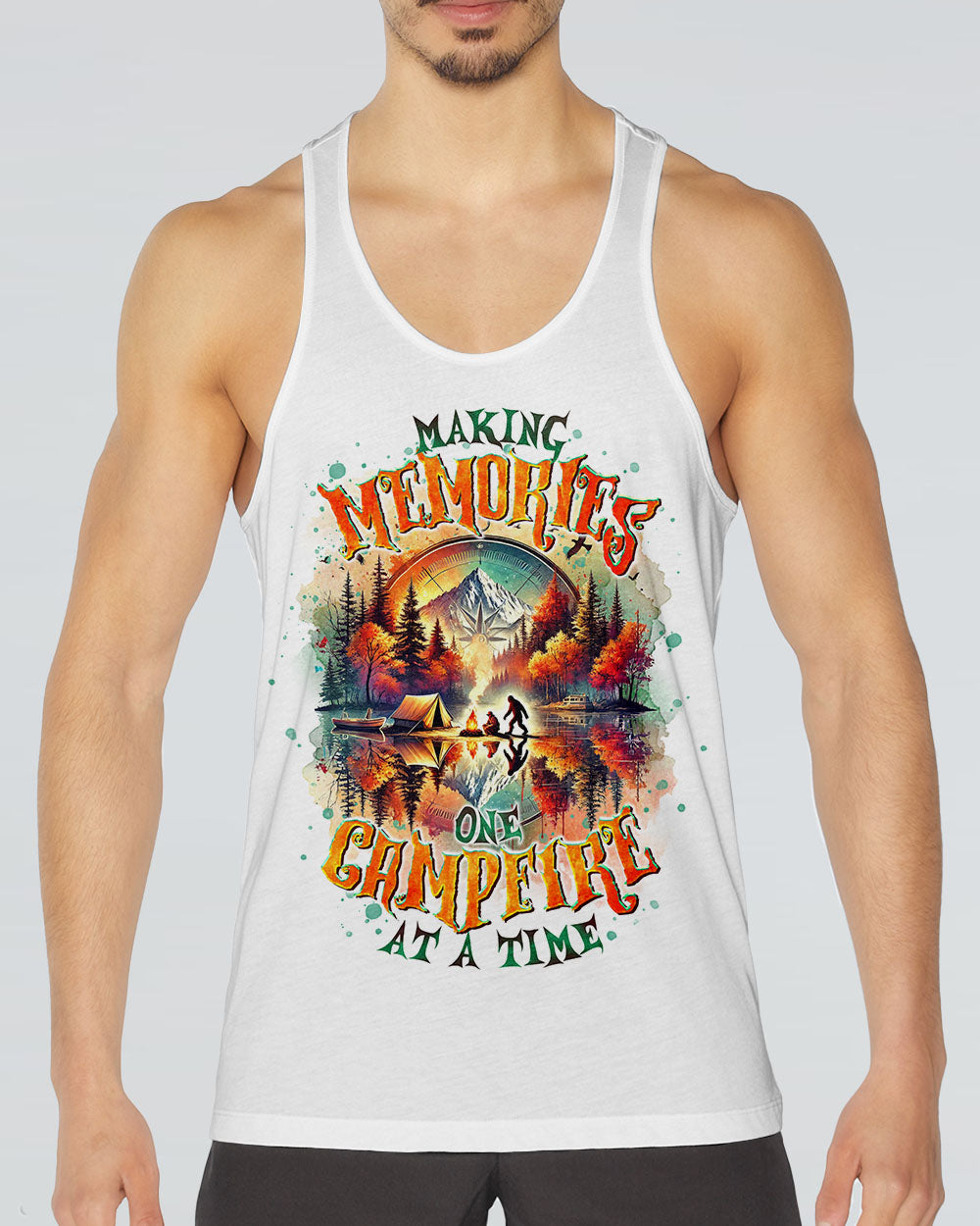 MAKING MEMORIES ONE CAMPFIRE AT A TIME BIGFOOT ALL OVER PRINT  - TLTR2201254