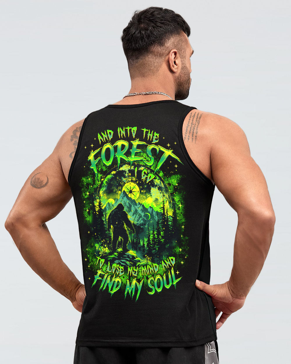 AND INTO THE FOREST I GO BIGFOOT ALL OVER PRINT  - TLTR2203252