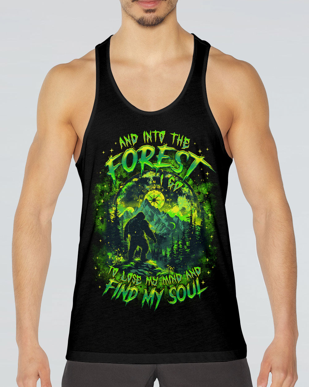 AND INTO THE FOREST I GO BIGFOOT ALL OVER PRINT  - TLTR2203252
