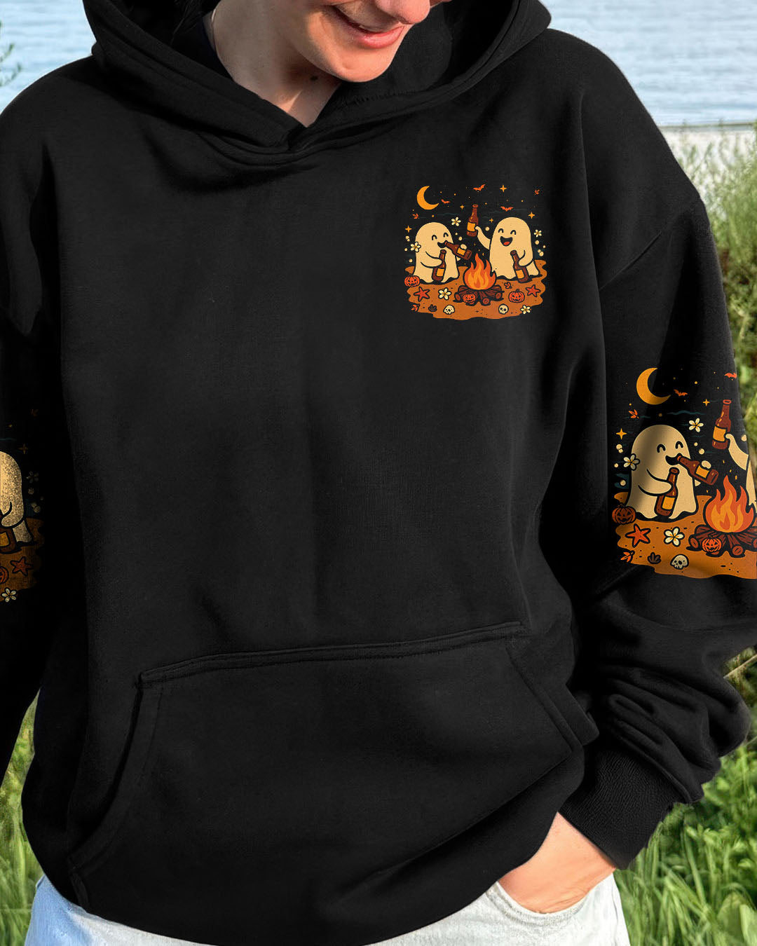 MAKING MEMORIES ONE CAMPFIRE AT A TIME BOO HALLOWEEN ALL OVER PRINT - TLTR2207254