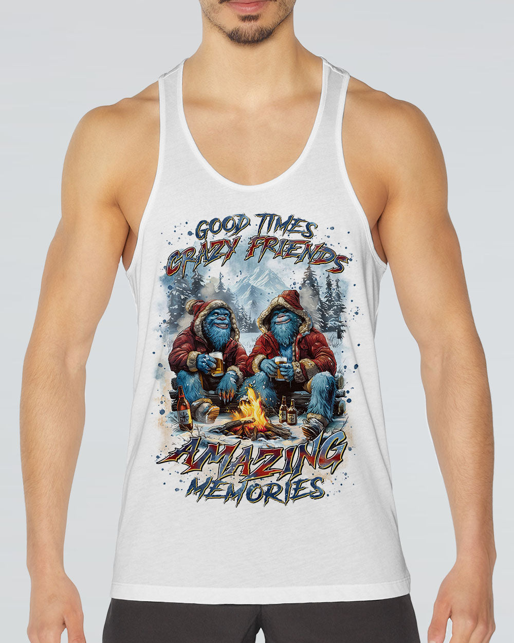 GOOD TIMES CRAZY FRIEND BIGFOOT ALL OVER PRINT -  TLTR2210242