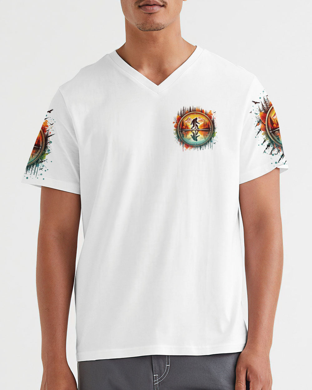 AND INTO THE FOREST I GO BIGFOOT ALL OVER PRINT - TLTR2301252
