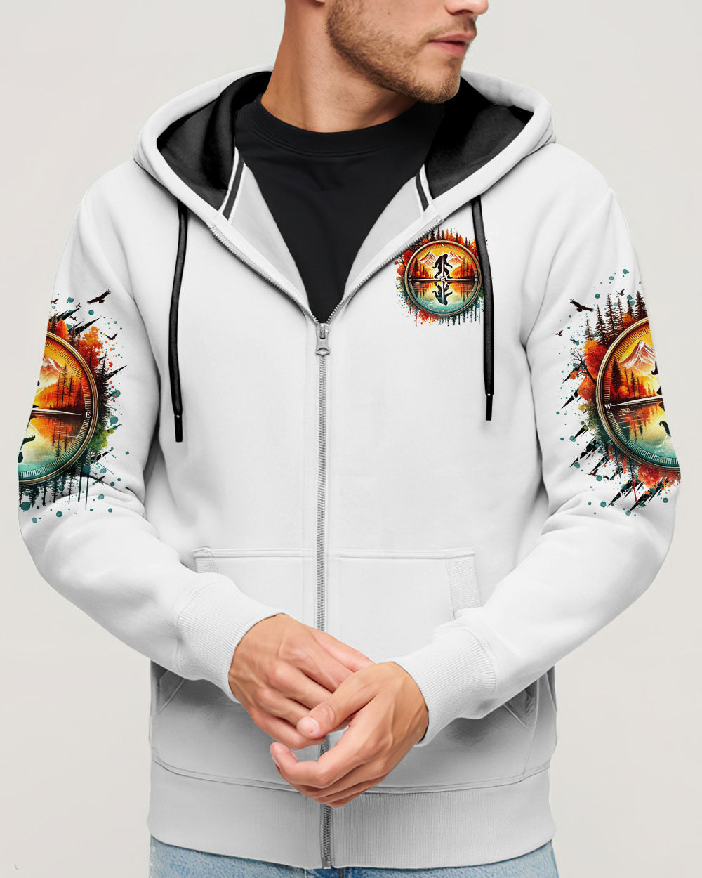AND INTO THE FOREST I GO BIGFOOT ALL OVER PRINT - TLTR2301252