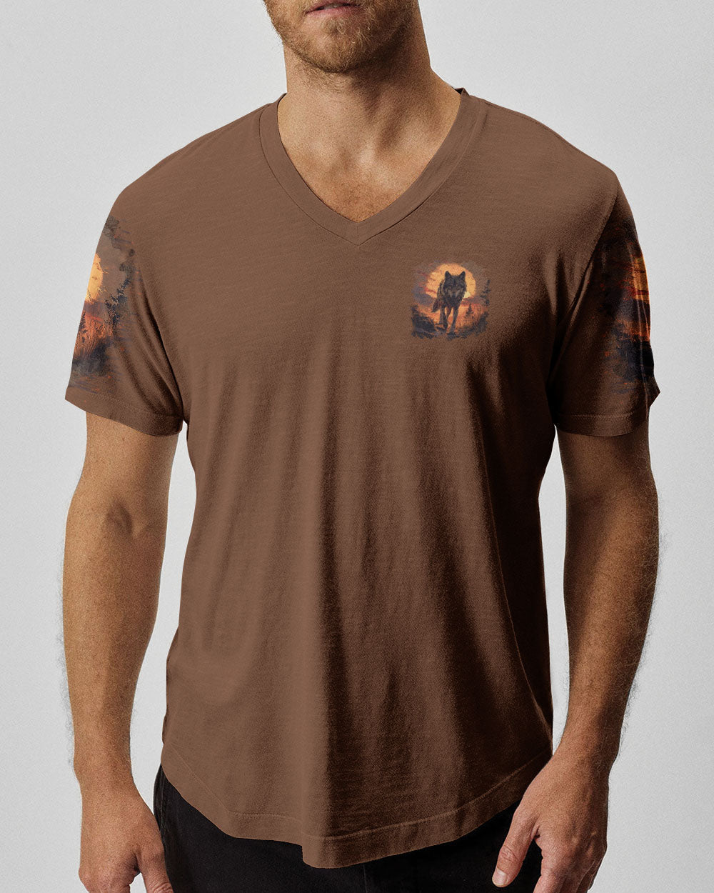 MY SPIRIT ANIMAL IS A WOLF ALL OVER PRINT  - TLTR2403251
