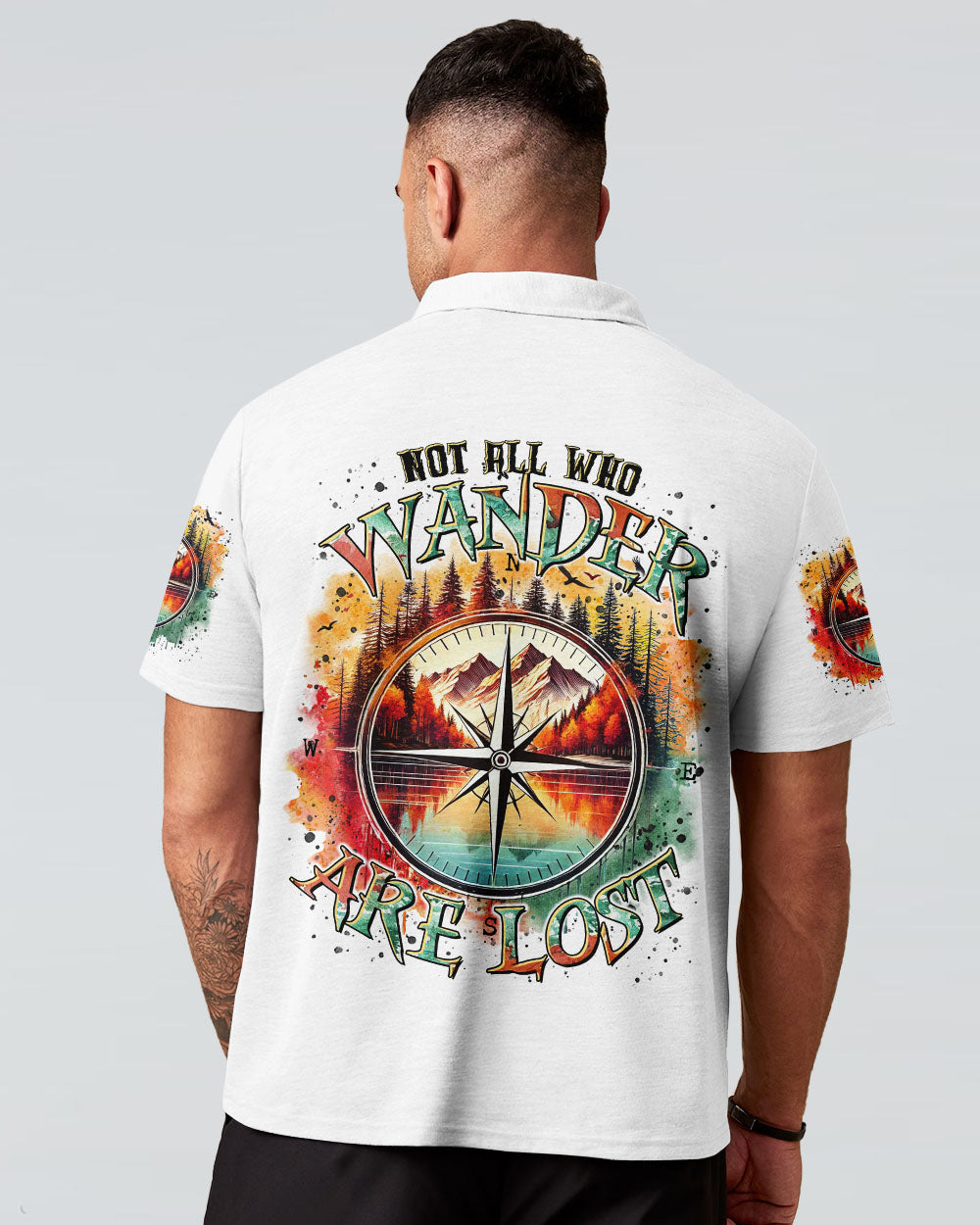NOT ALL WHO WANDER ARE LOST COMPASS ALL OVER PRINT - TLTR2412241