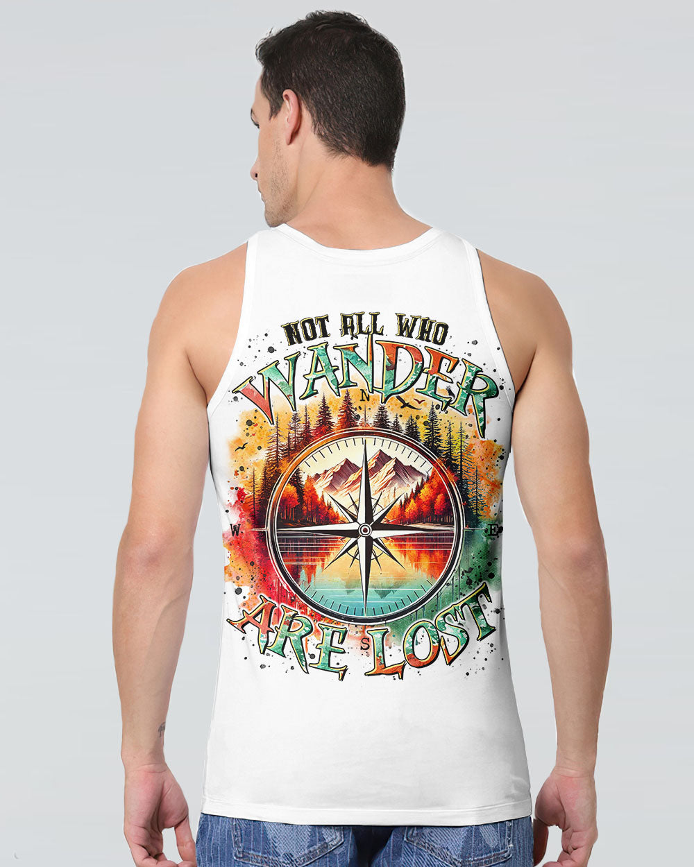 NOT ALL WHO WANDER ARE LOST COMPASS ALL OVER PRINT - TLTR2412241