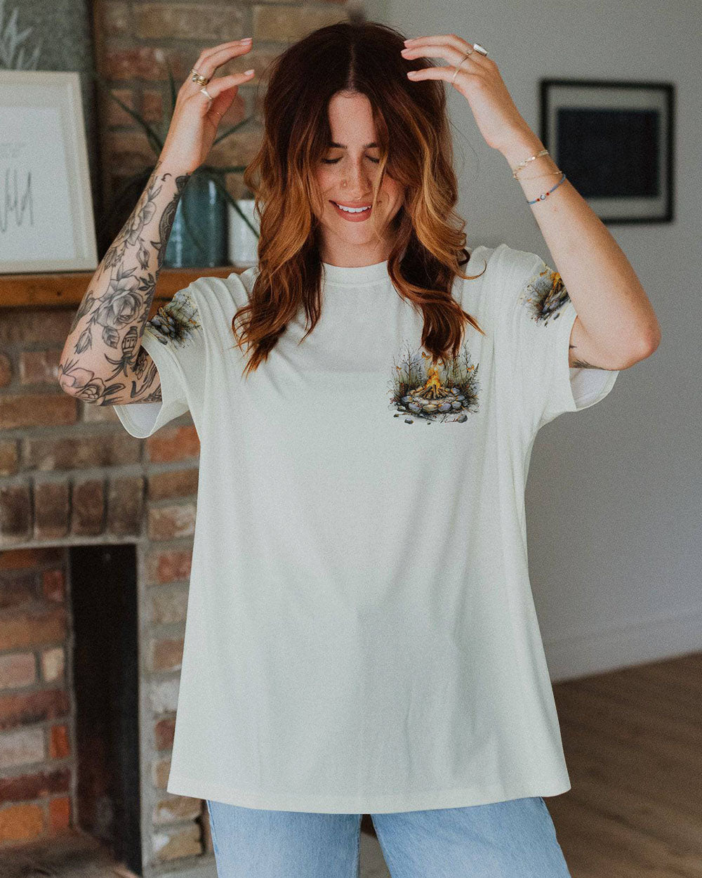MAKING MEMORIES ONE CAMPFIRE AT A TIME ALL OVER PRINT - TLTR2509244