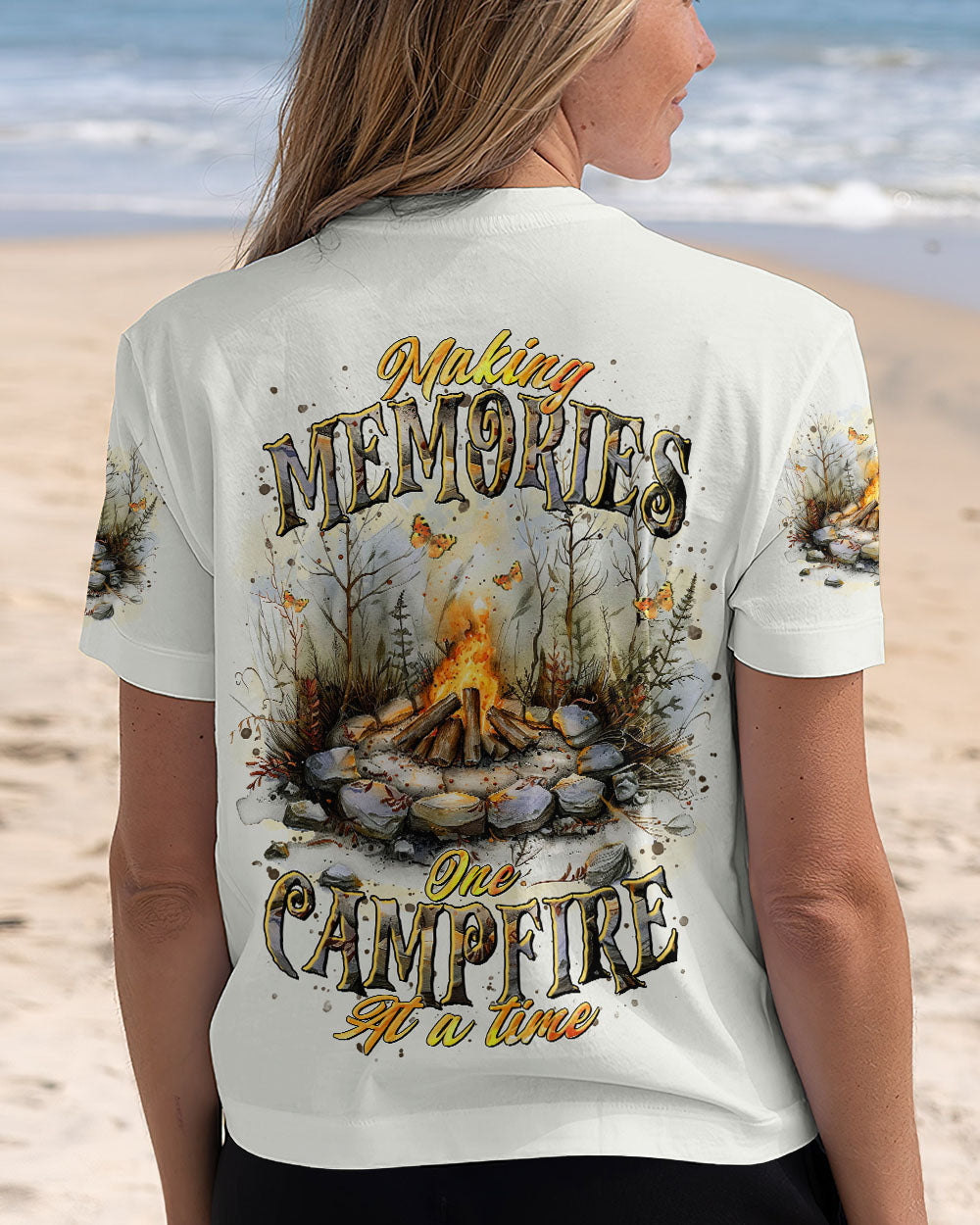 MAKING MEMORIES ONE CAMPFIRE AT A TIME ALL OVER PRINT - TLTR2509244