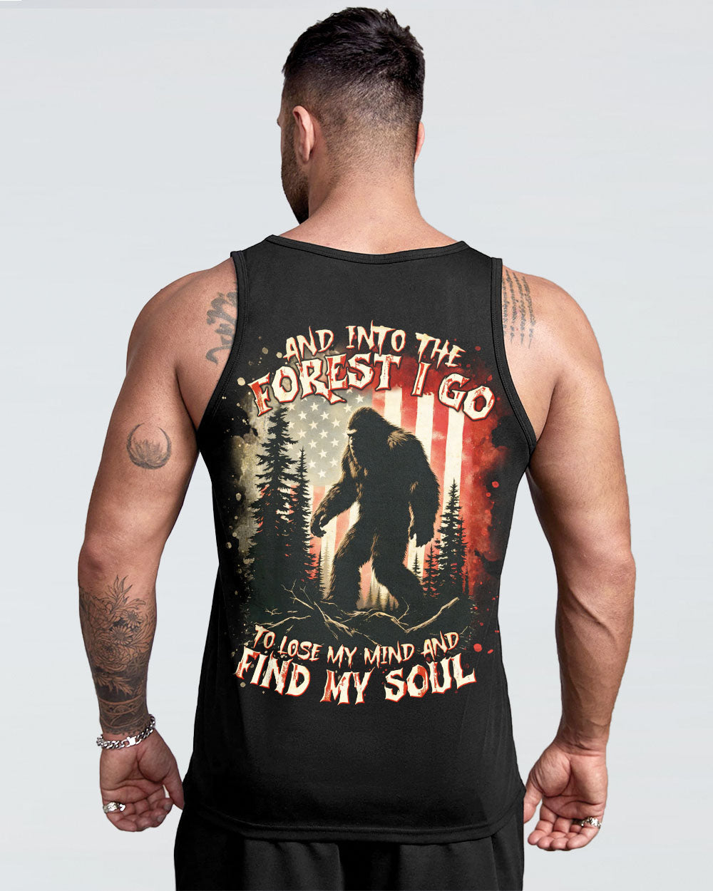 AND INTO THE FOREST I GO BIGFOOT ALL OVER PRINT - TLTR2702253