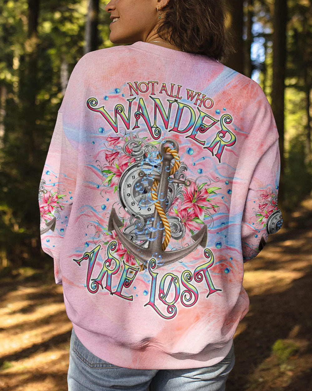 NOT ALL WHO WANDER ARE LOST COMPASS ALL OVER PRINT - TLTR2803253