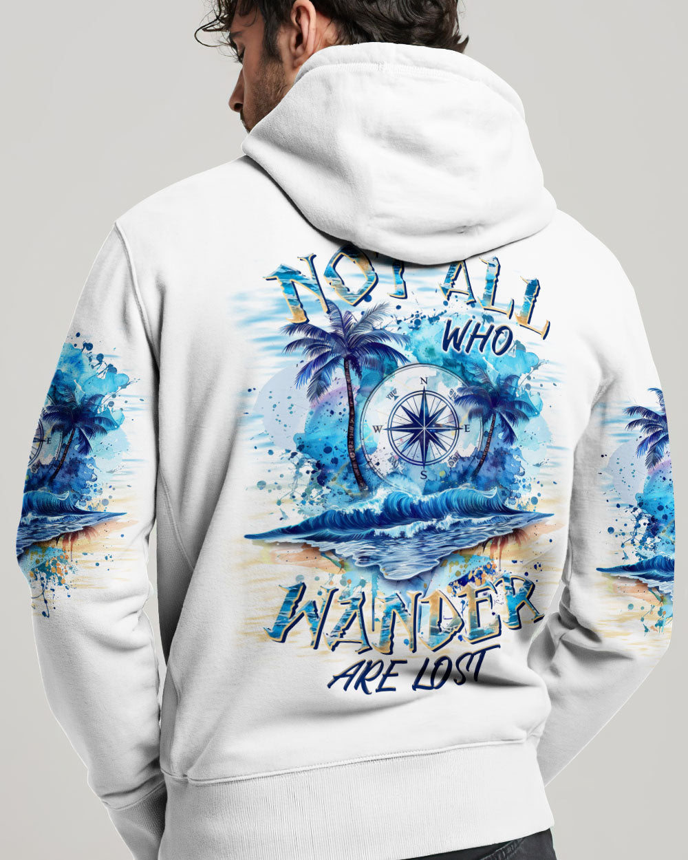 NOT ALL WHO WANDER ARE LOST COMPASS ALL OVER PRINT - TLTR2806242