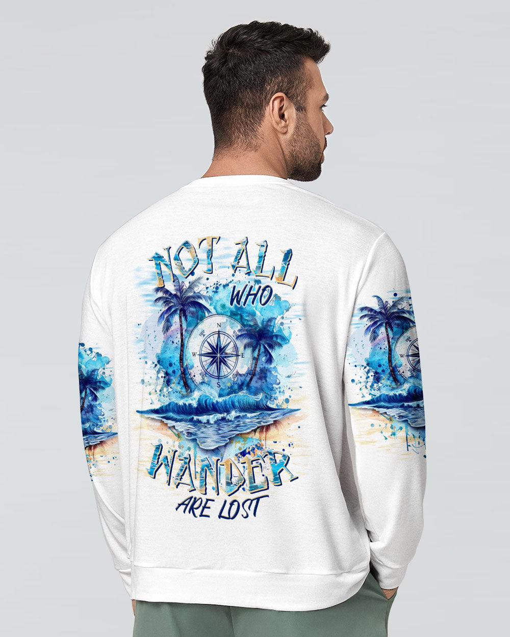 NOT ALL WHO WANDER ARE LOST COMPASS ALL OVER PRINT - TLTR2806242