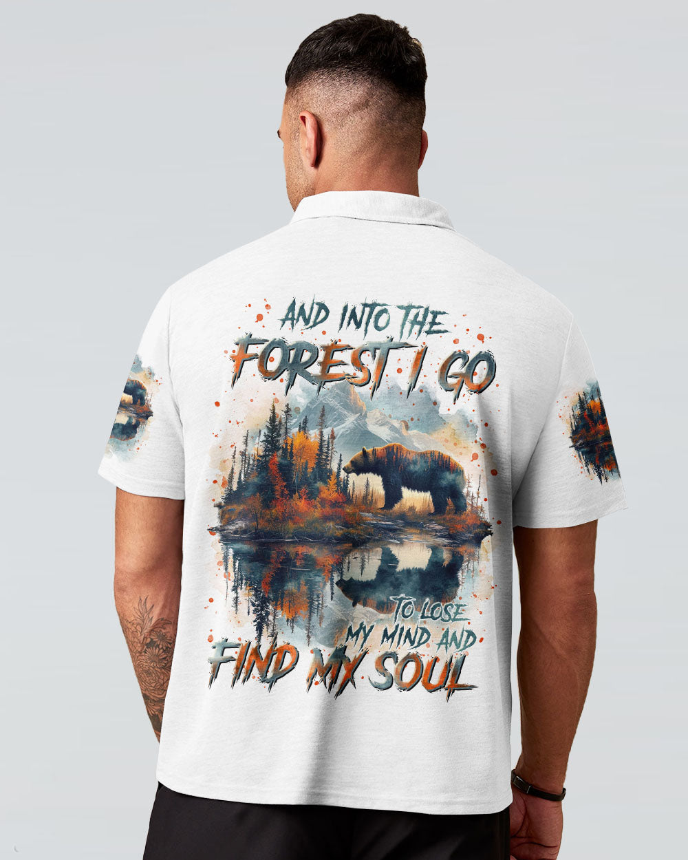 AND INTO THE FOREST I GO BEAR ALL OVER PRINT - TLTR2811242