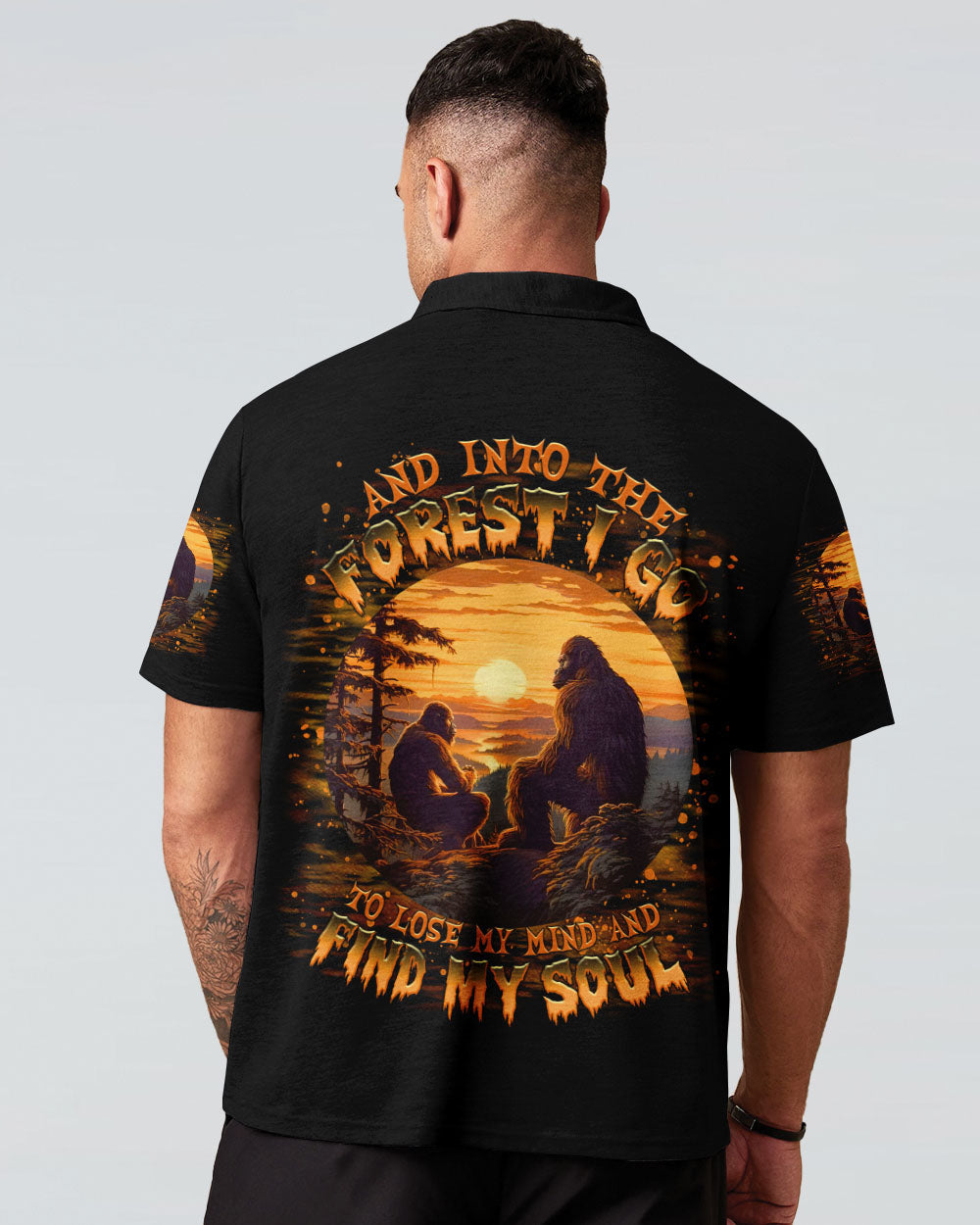 AND INTO THE FOREST I GO BIGFOOT ALL OVER PRINT - TLTR3011242