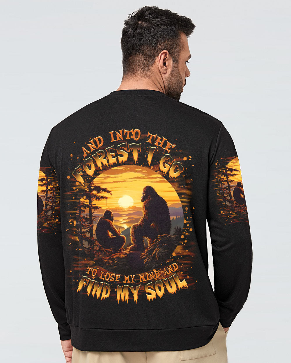AND INTO THE FOREST I GO BIGFOOT ALL OVER PRINT - TLTR3011242