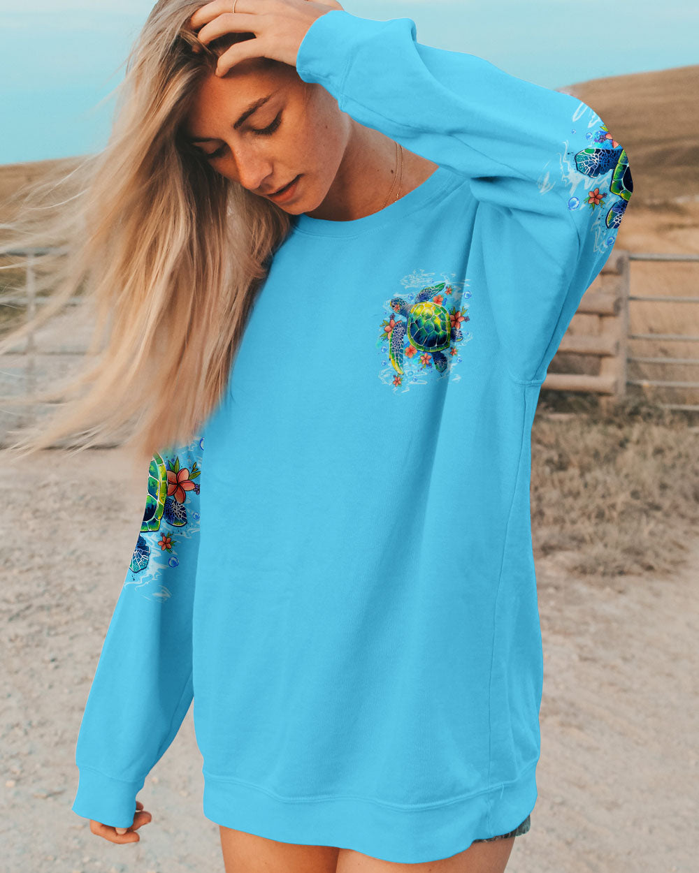 STAY WILD OCEAN CHILD TURTLE ALL OVER PRINT - TLTW0110253