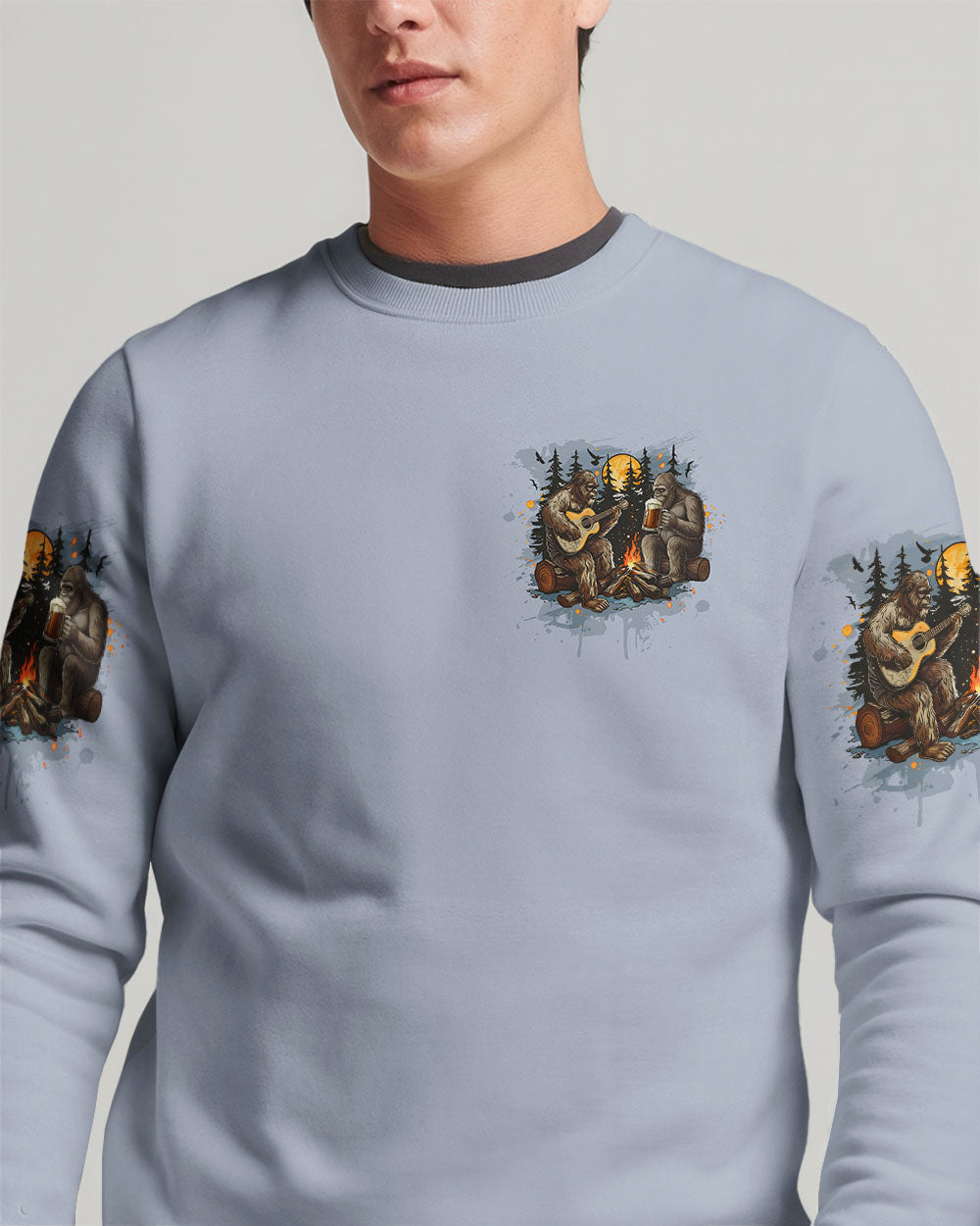 MAKING MEMORIES ONE CAMPFIRE AT A TIME BIGFOOT ALL OVER PRINT - TLTW0312251