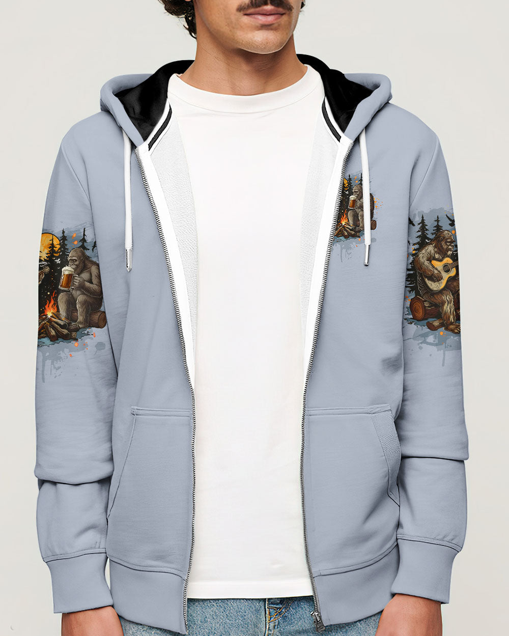 MAKING MEMORIES ONE CAMPFIRE AT A TIME BIGFOOT ALL OVER PRINT - TLTW0312251