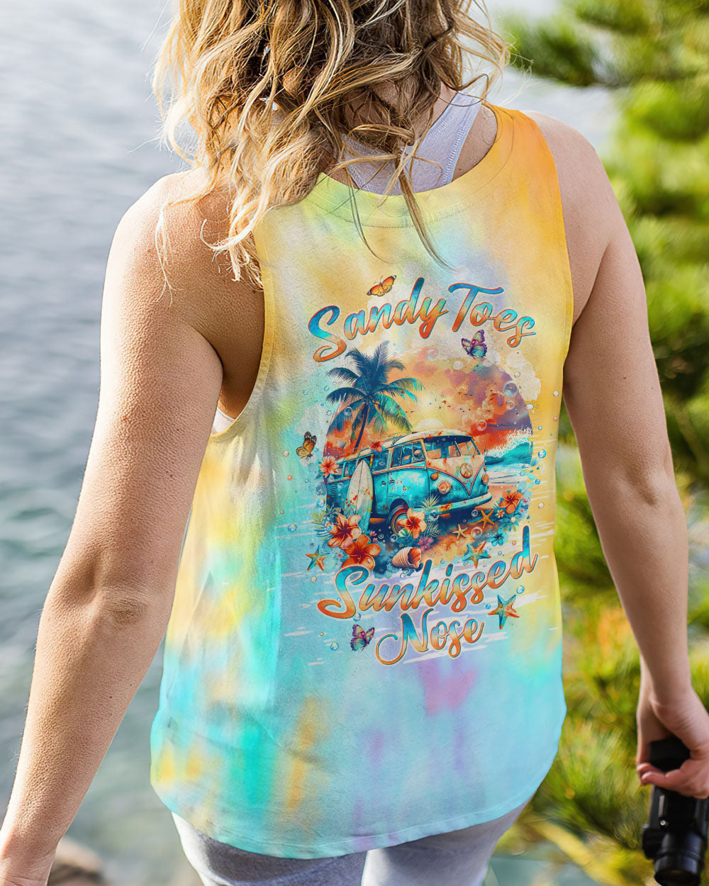 SANDY TOES SUNKISSED NOSE CAMPING BUS ALL OVER PRINT - TLTW0405246