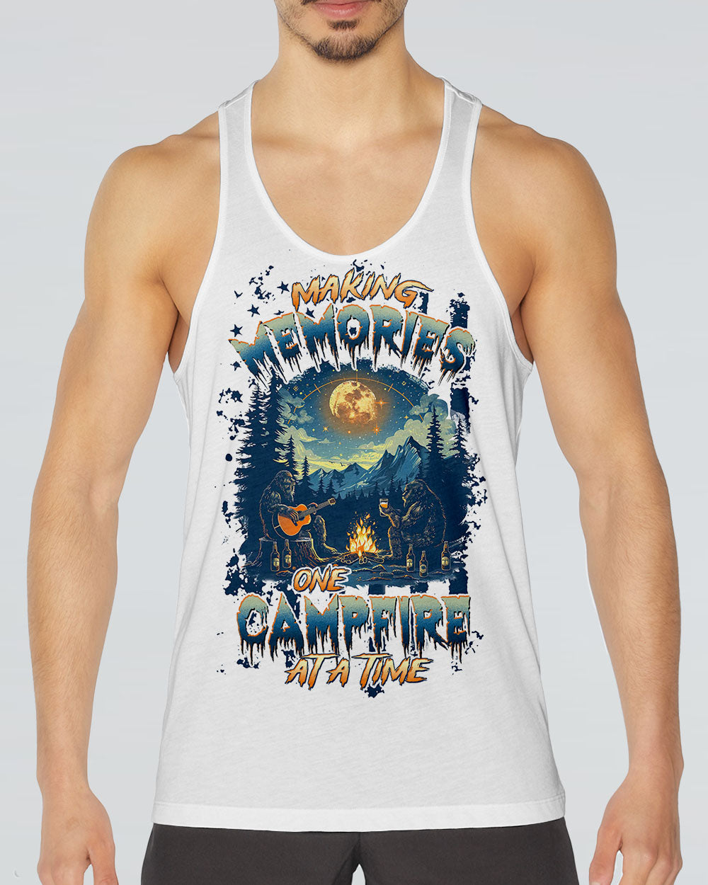 MAKING MEMORIES ONE CAMPFIRE AT A TIME BIGFOOT  ALL OVER PRINT - TLTW0512242