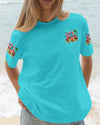 MAKING MEMORIES ONE CAMPFIRE AT A TIME FLAMINGO ALL OVER PRINT - TLTW0609252