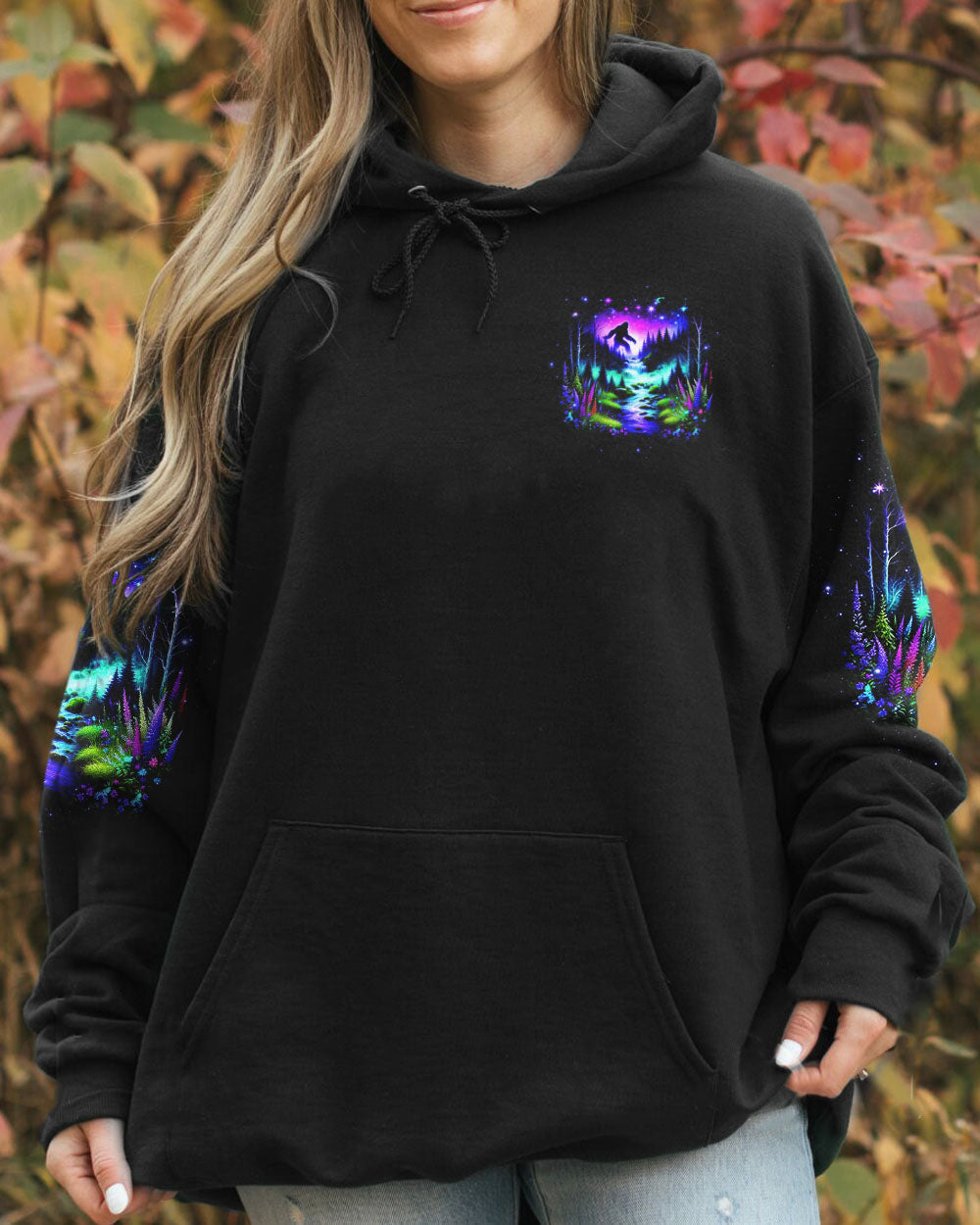 FIND ME WHERE THE WILD THINGS ARE BIGFOOT ALL OVER PRINT - TLTW0611243