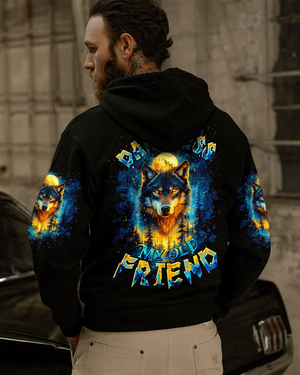 HELLO DARKNESS MY OLD FRIEND WOLF ALL OVER PRINT - TLTW0611251