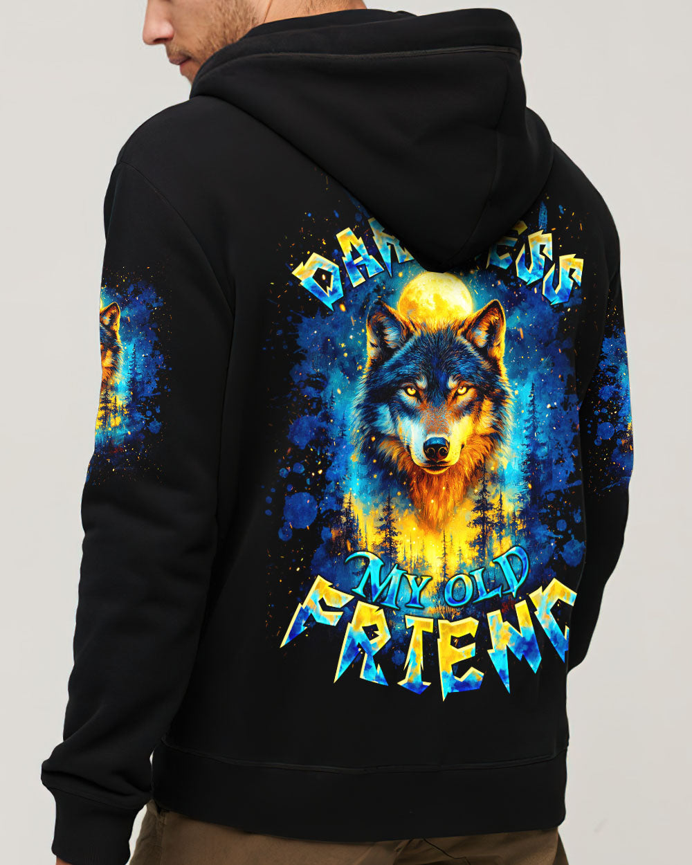 HELLO DARKNESS MY OLD FRIEND WOLF ALL OVER PRINT - TLTW0611251