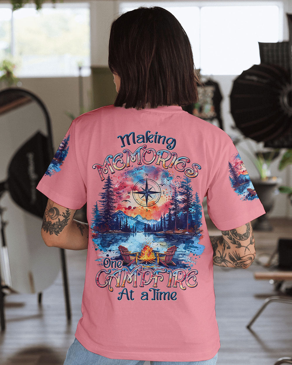 MAKING MEMORIES ONE CAMPFIRE AT A TIME ALL OVER PRINT - TLTW0711243