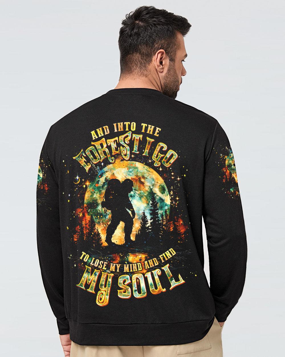 AND INTO THE FOREST I GO BIGFOOT ALL OVER PRINT - TLTW0801254