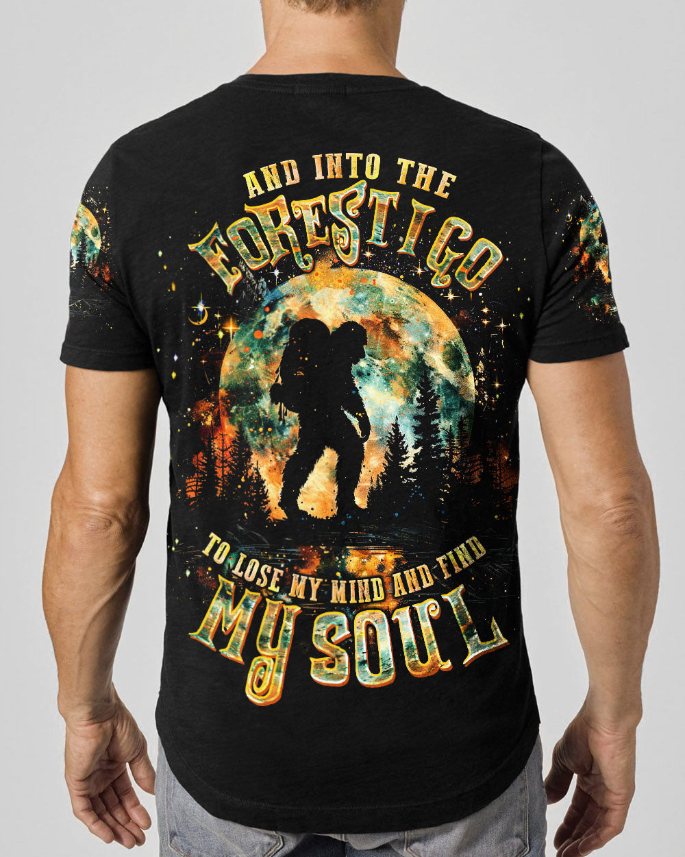 AND INTO THE FOREST I GO BIGFOOT ALL OVER PRINT - TLTW0801254