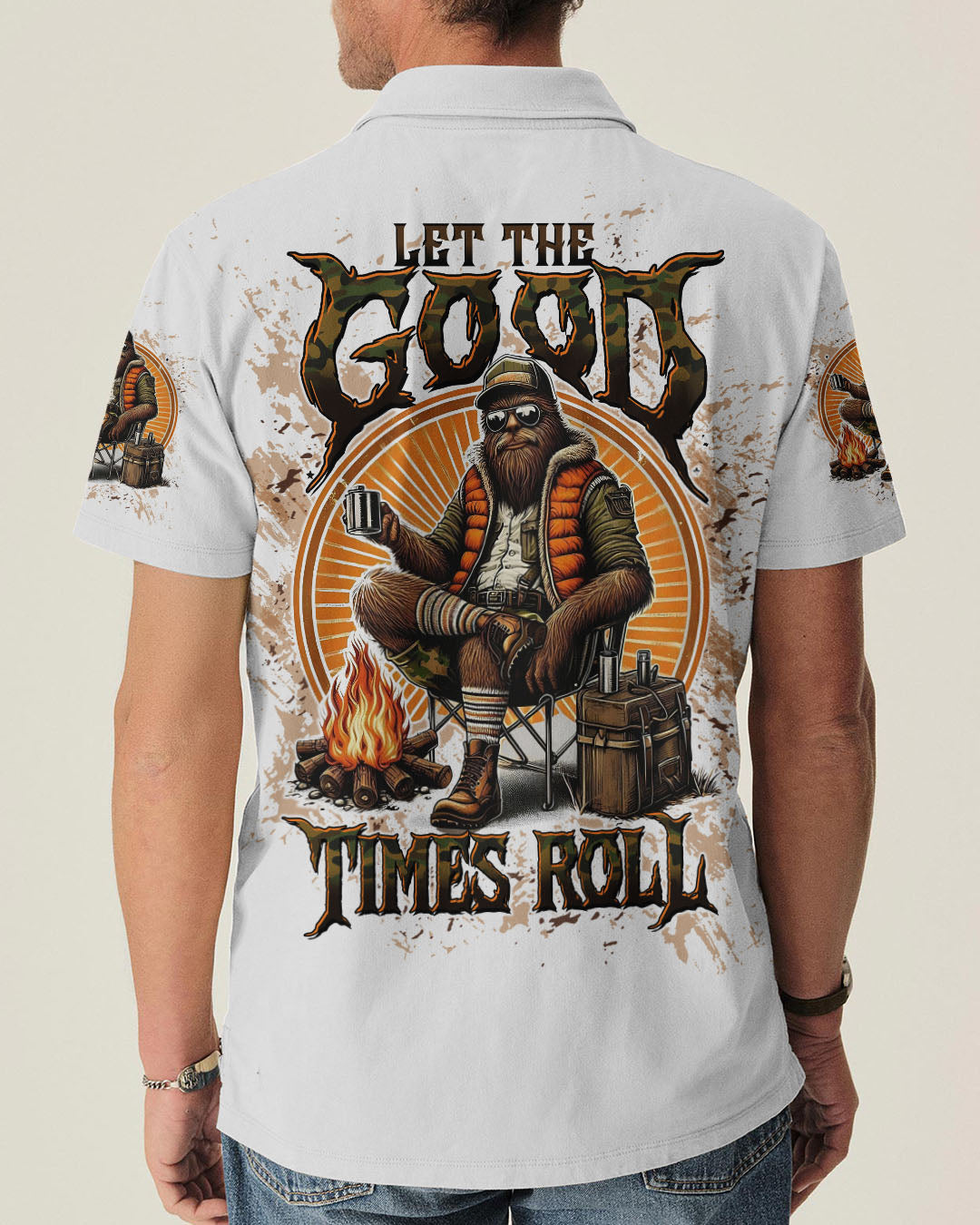 LET THE GOOD TIMES ROLL BIGFOOT ALL OVER PRINT - TLTW0909254