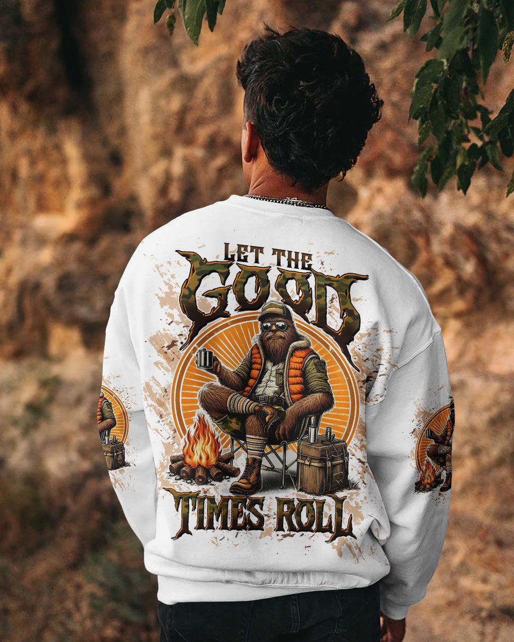 LET THE GOOD TIMES ROLL BIGFOOT ALL OVER PRINT - TLTW0909254