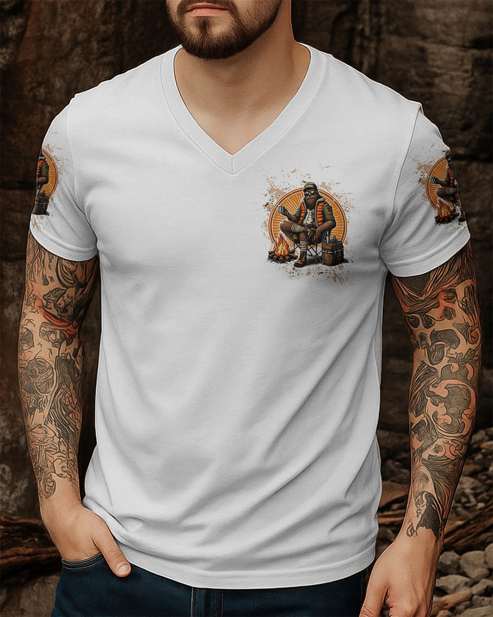 LET THE GOOD TIMES ROLL BIGFOOT ALL OVER PRINT - TLTW0909254