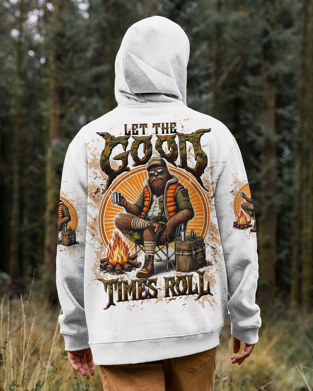 LET THE GOOD TIMES ROLL BIGFOOT ALL OVER PRINT - TLTW0909254