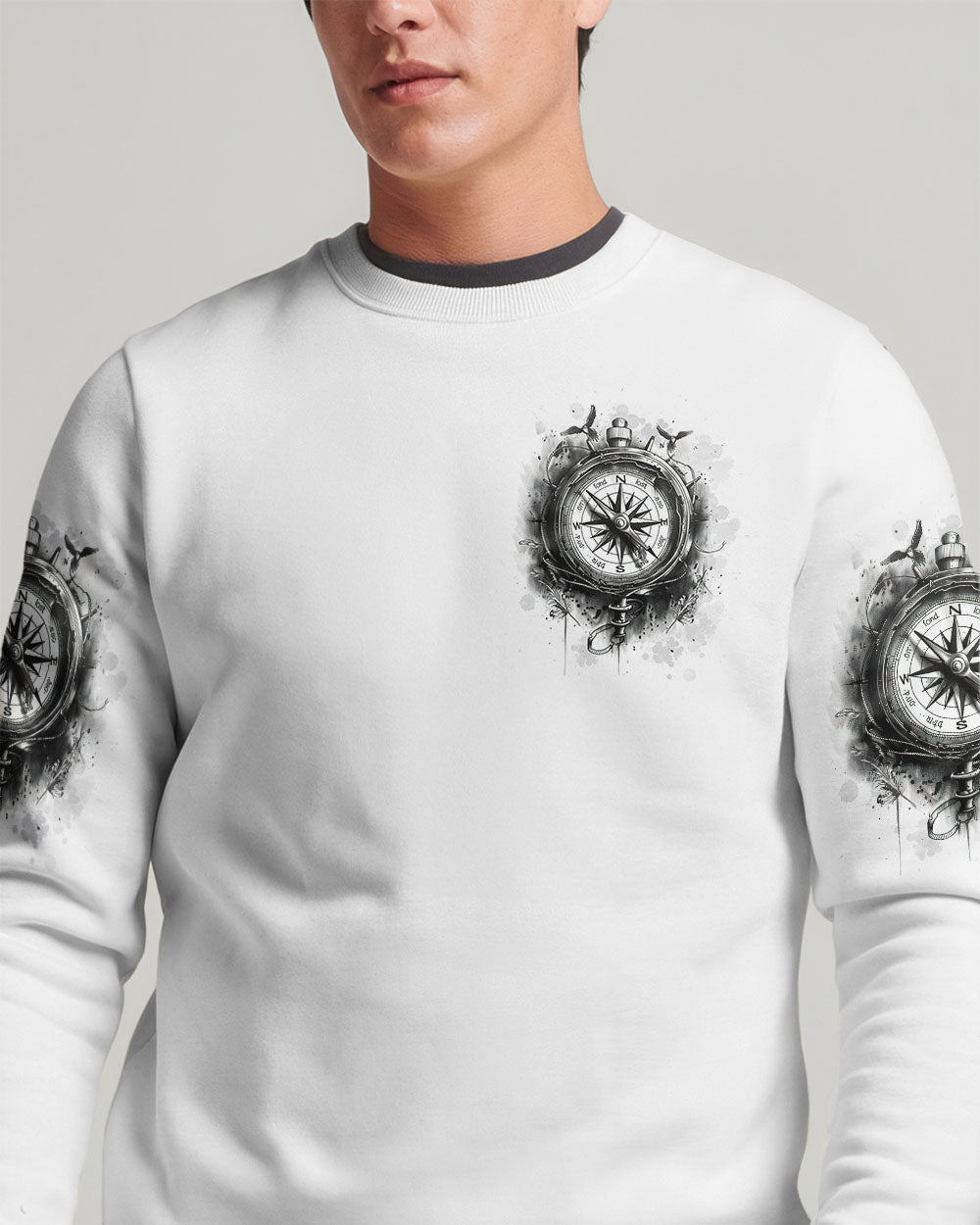 NOT ALL WHO WANDER ARE LOST COMPASS ALL OVER PRINT - TLTW0910252