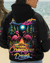 LET'S GET CAMPFIRE DRUNK FLAMINGO ALL OVER PRINT - TLTW1009252