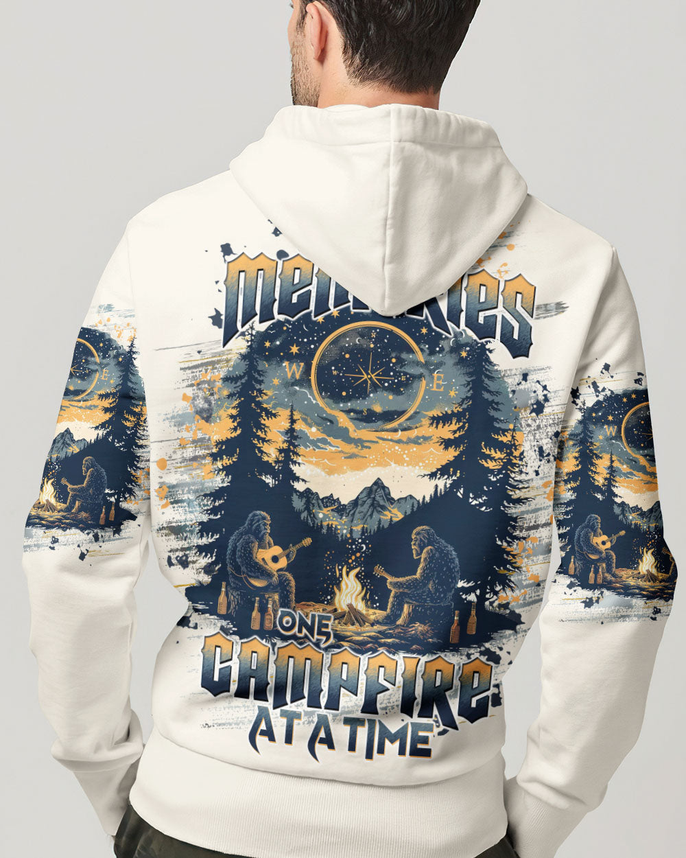  MAKING MEMORIES ONE CAMPFIRE AT A TIME BIGFOOT ALL OVER PRINT - TLTW1012242