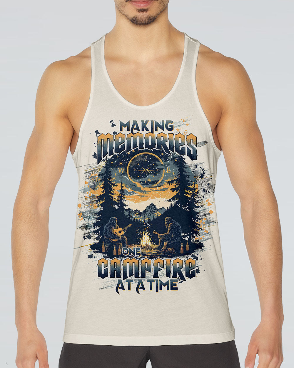  MAKING MEMORIES ONE CAMPFIRE AT A TIME BIGFOOT ALL OVER PRINT - TLTW1012242