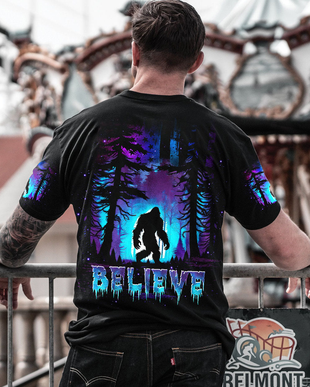 BELIEVE BIGFOOT ALL OVER PRINT - TLTW1111244