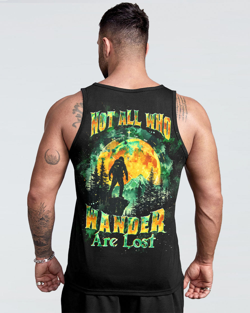 NOT ALL WHO WANDER ARE LOST  BIGFOOT ALL OVER PRINT - TLTW1202252