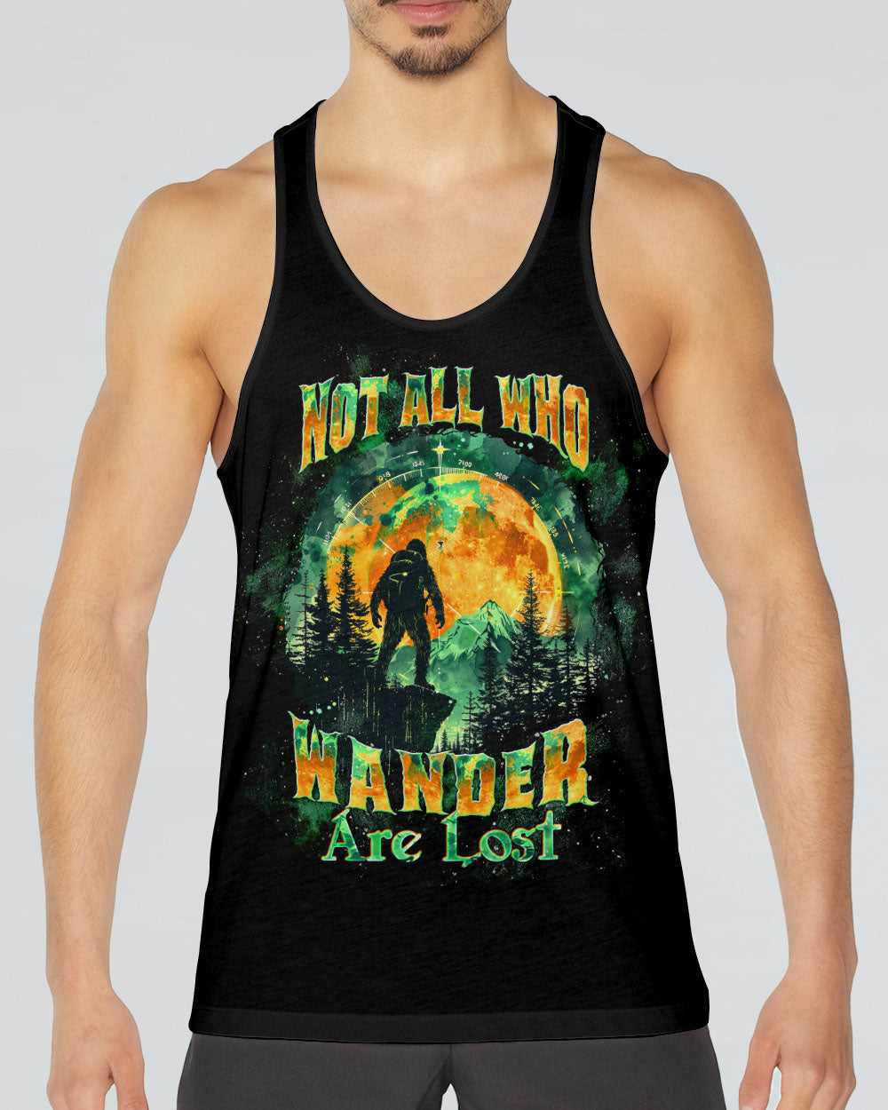 NOT ALL WHO WANDER ARE LOST  BIGFOOT ALL OVER PRINT - TLTW1202252