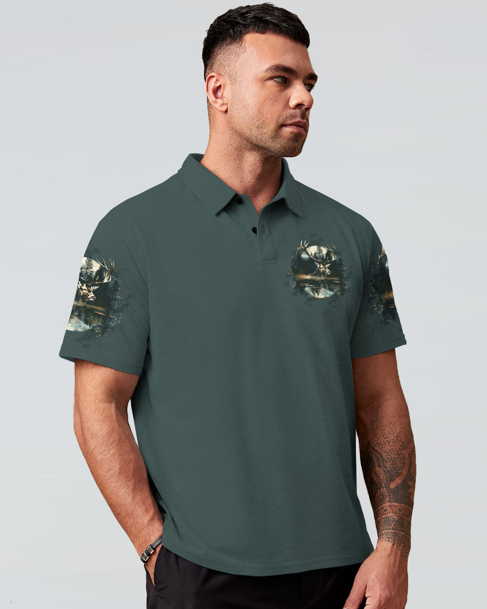  THE CLOSER I GET TO NATURE DEER HUNTING ALL OVER PRINT - TLTW1211243