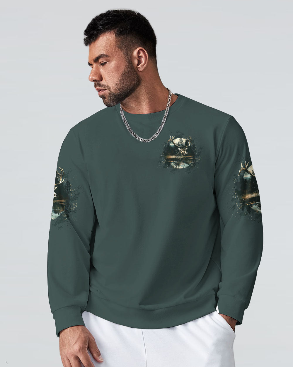 THE CLOSER I GET TO NATURE DEER HUNTING ALL OVER PRINT -  TLTW1211243