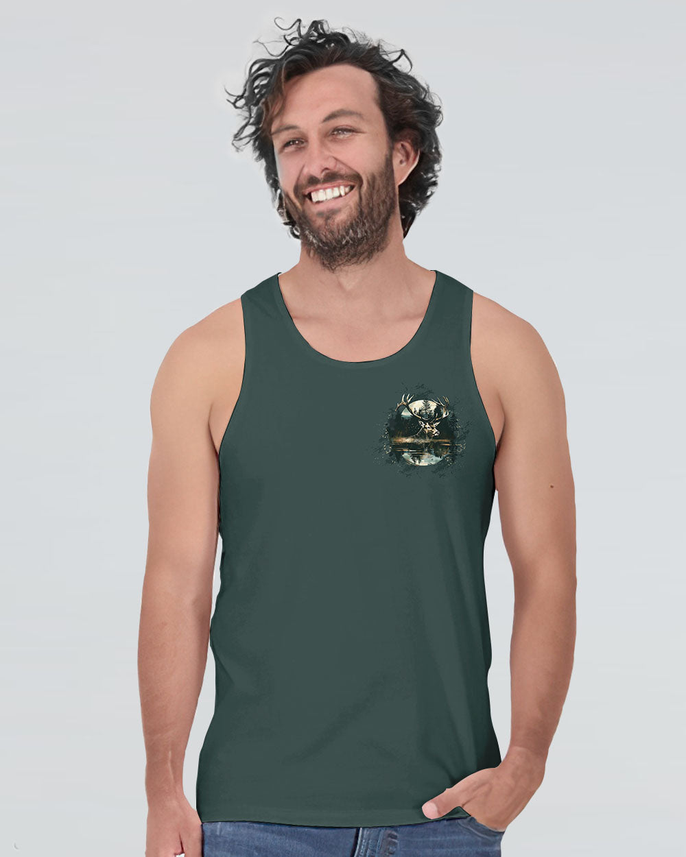 THE CLOSER I GET TO NATURE DEER HUNTING ALL OVER PRINT -  TLTW1211243