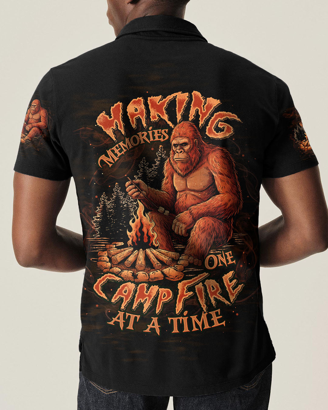 MAKING MEMORIES ONE CAMPFIRE AT A TIME BIGFOOT ALL OVER PRINT - TLTW1211252