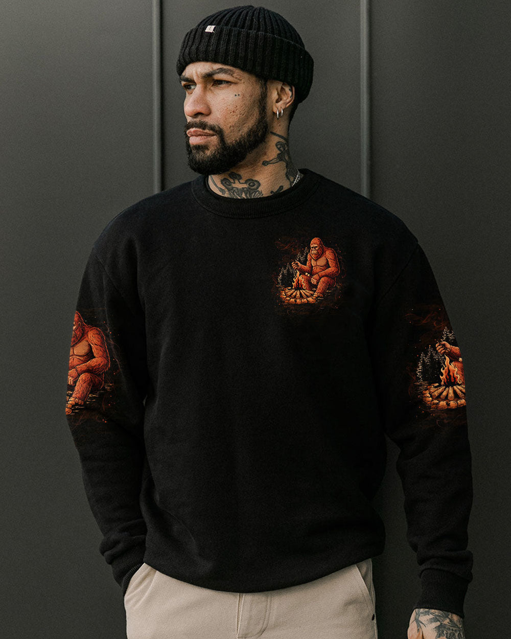 MAKING MEMORIES ONE CAMPFIRE AT A TIME BIGFOOT ALL OVER PRINT - TLTW1211252