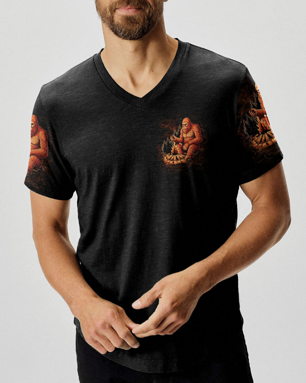 MAKING MEMORIES ONE CAMPFIRE AT A TIME BIGFOOT ALL OVER PRINT - TLTW1211252