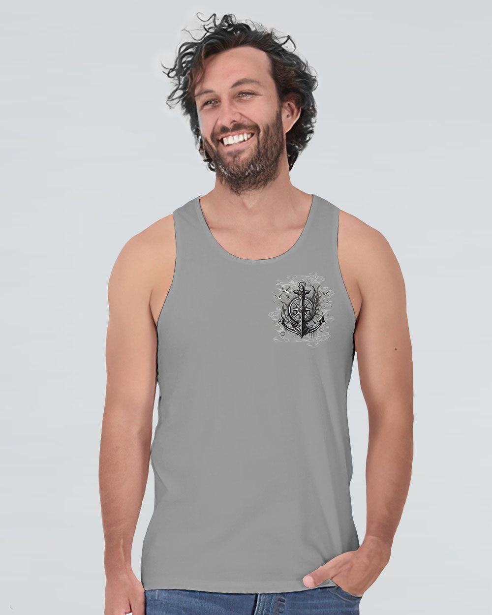 NOT ALL WHO WANDER ARE LOST ANCHOR COMPASS ALL OVER PRINT - TLTW1402252