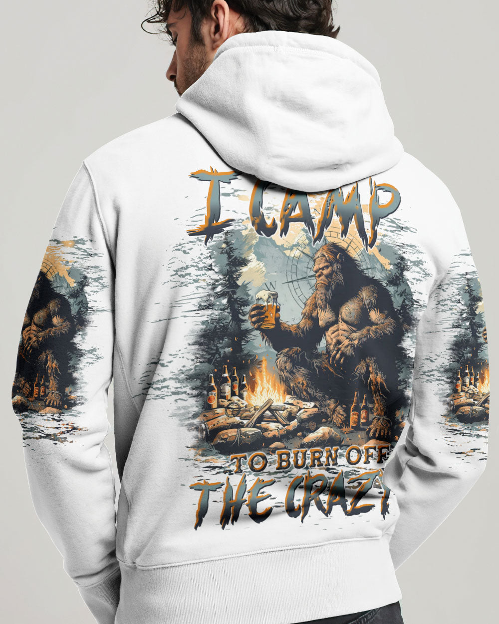 I CAMP TO BURN OFF THE CRAZY BIGFOOT ALL OVER PRINT - TLTW1510244